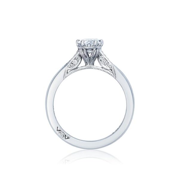 Simply Tacori Oval Diamond Accented Engagement Ring