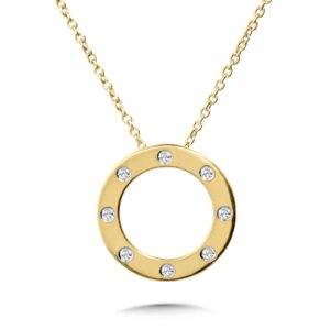 DIAMOND CIRCLE PENDANT