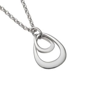 Sterling Silver Pendant with Rhodium-plate