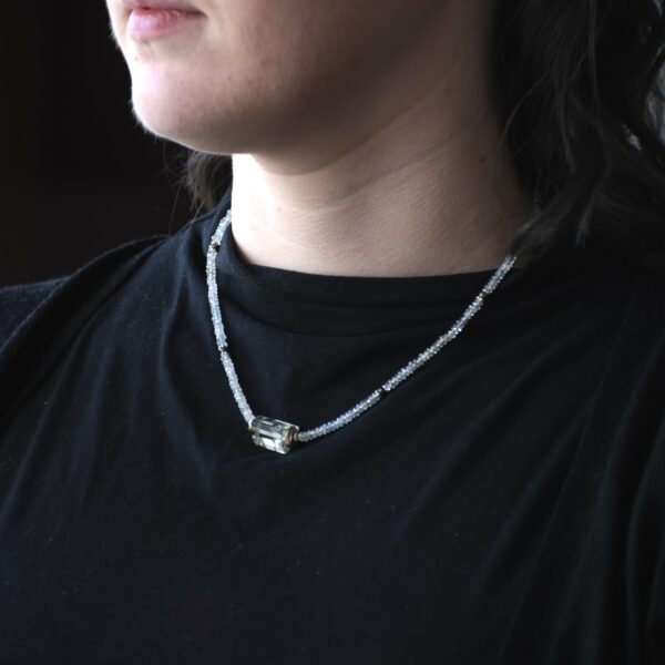 Brazilian Prasiolite and Aquamarine Necklace - Image 8