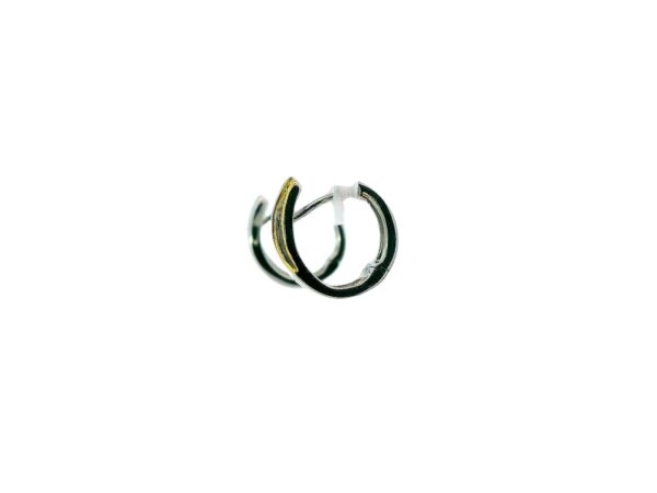 18k Vermeil and Sterling Silver Earrings - Image 2