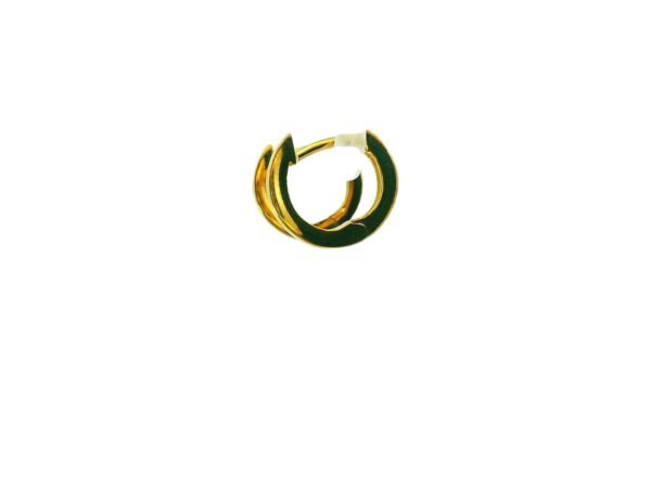 18k Vermeil Small Hoop Earrings - Image 4