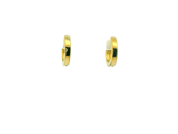 18k Vermeil Small Hoop Earrings - Image 3