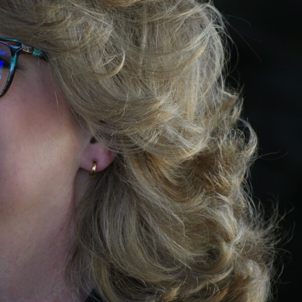 18k Vermeil Small Hoop Earrings - Image 5