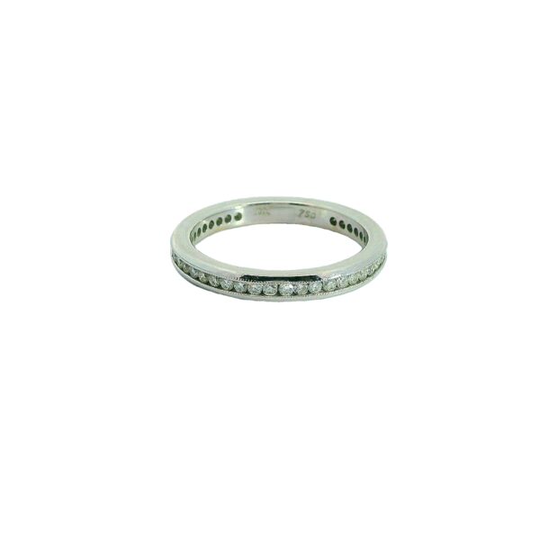 18k White Gold 0.48ctw diamond eternity band