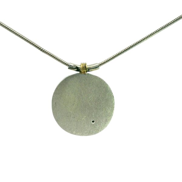 Rose Engine Sterling Silver Pendant - Image 2